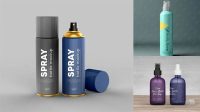 8900+ Spray Mockup Free PSD