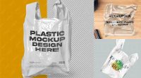 8903+ Plastic Bag Mockup Unique High-Resolution PSD