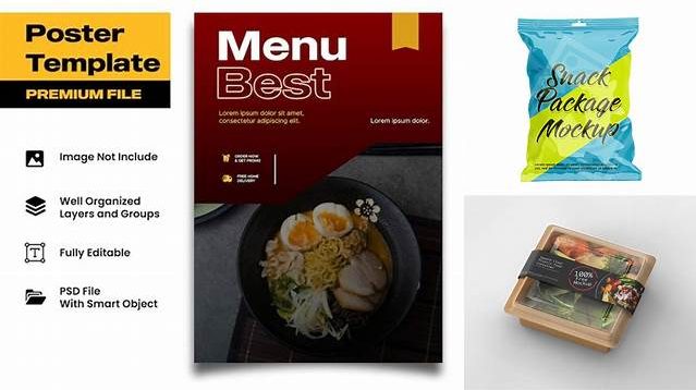 8907+ Contoh Mockup Makanan High-Quality PSD Files