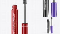 8909+ Opened Matte Mascara Tube PSD Mockup Professional Photoshop Design Freebie