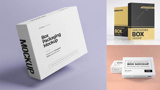 8916+ 3d Box Mockup High-End PSD Download