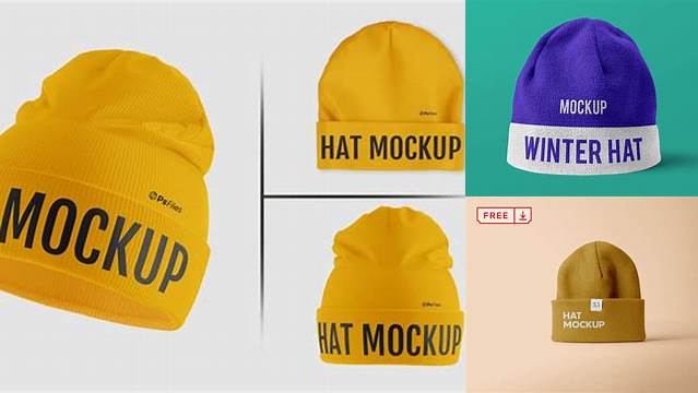 8919+ Winter Hat Mockup Free Creative and Modern PSD Freebie