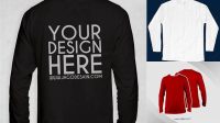 8920+ Mockup T Shirt Lengan Panjang Psd Free PSD Mockup Resource