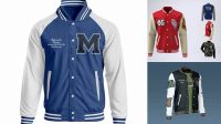 8922+ Baseball Jacket Mockup PSD Download