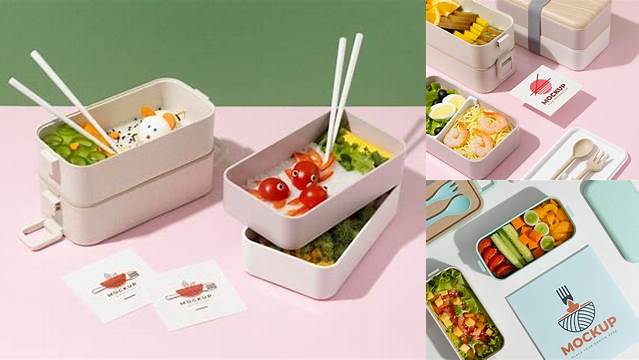 8922+ Bento Box Mockup Free PSD