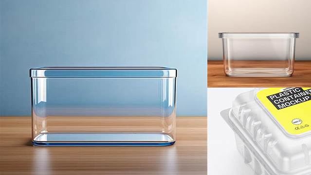 8924+ Transparent Plastic Container Mockup Modern PSD Templates