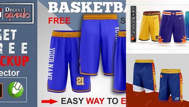 8929+ Basketball Short Mockup Easy Editable