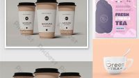 8931+ Milk Tea Cup Mockup PSD Free Download