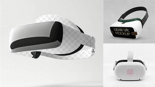 8931+ Vr Headset Mockup Easy Editable