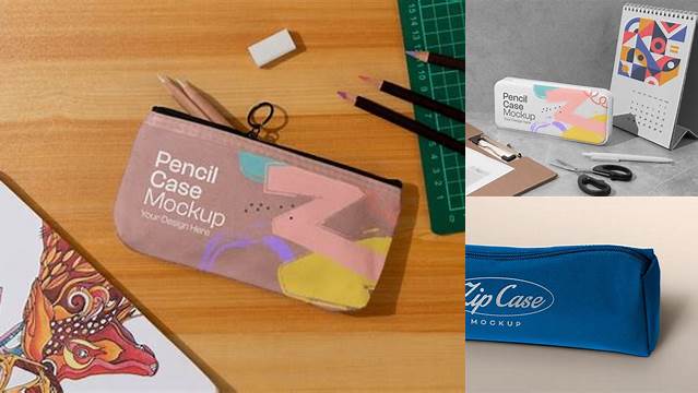 8932+ Pencil Case Mockup High-Resolution PSD Download