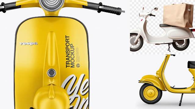 8933+ Vespa Mockup Smart PNG Image