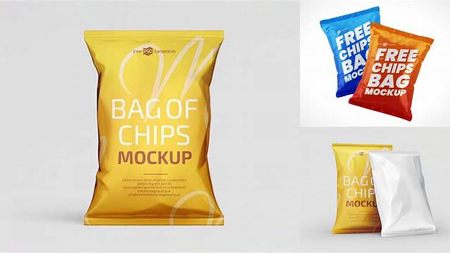 8935+ Chip Bag Mockup Png Free PSD