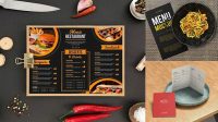 8938+ Restaurant Menu Mockup Psd Free Download Free