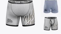 8940+ Melange Men's Boxer Briefs PSD Mockup Back View Exclusive Free PSD Mockups