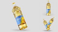 8942+ Sunflower Oil Bottle PSD Mockup Download Now Free PSD Template