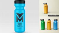 8943+ Matte Plastic Sport Bottle PSD Mockup Exclusive Layered PSD Mockup