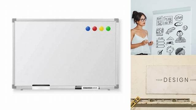 8945+ Matte Whiteboard PSD Mockup Unique and Creative Free PSD File