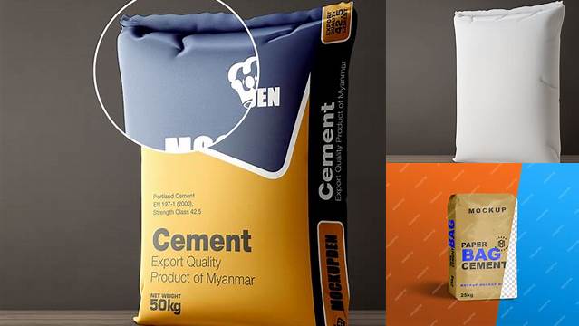 8946+ Cement Bag Mockup Psd Free Download PSD Free Download