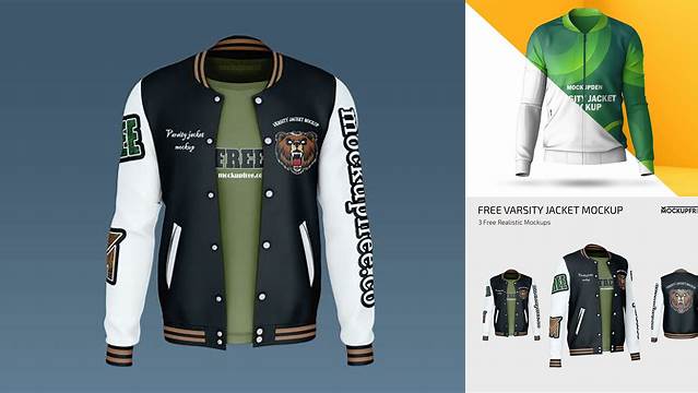 8948+ Baseball Jacket Mockup Psd Free Modern Free PSD Template