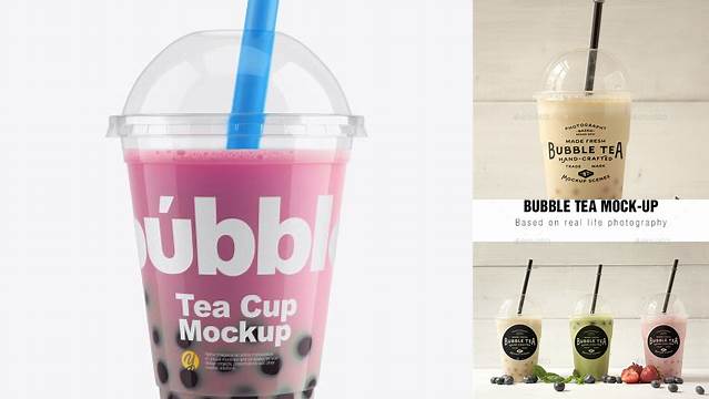 8950+ Bubble Tea Mockup Free Download Hight Resolution