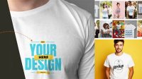 8952+ Free T-shirt Mockup Generator Include TIFF