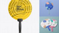 8954+ Plastic Hand Fan Mockup Free PSD Free Download