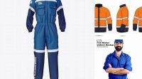 8955+ Worker Uniform Mockup Hight Resolution