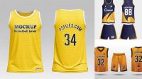 8961+ Pola Jersey Basket Cdr Mockup PSD Free Download