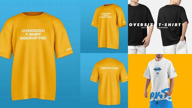 8964+ Oversize T Shirt Mockup Psd Free Free PSD