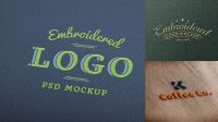 8967+ Embroidery Mockup Generator Fully Layered PSD Freebie