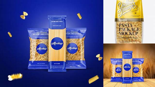 8968+ Pasta Bag Mockup Exclusive Free PSD Mockups