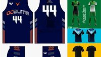 897+ Free Template Jersey Cdr PSD Download