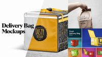 897+ Mockup Delivery Bag Easy Editable