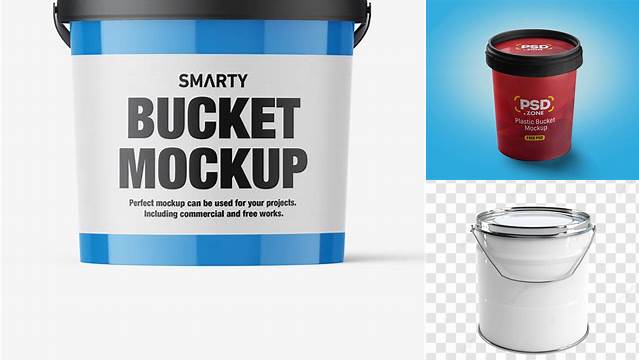 8970+ Bucket Mockup Free Download Smart PNG Image