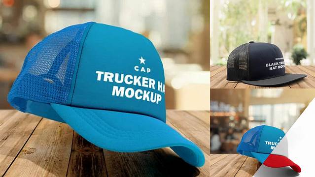 8976+ Trucker Hat Mockup Psd Free High-End Creative PSD Template