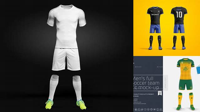 898+ Free Soccer Kit Mockup Best for Showcase