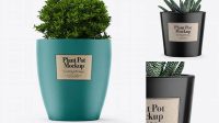 8990+ Glossy Pot PSD Mockup Creative PSD Resources