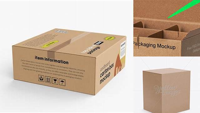 9000+ Textured Kraft Box PSD Mockup Half Side View High-Quality Editable PSD