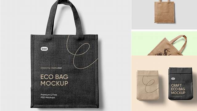 9013+ Eco Bag Mockup Free Free Graphic Design Resource