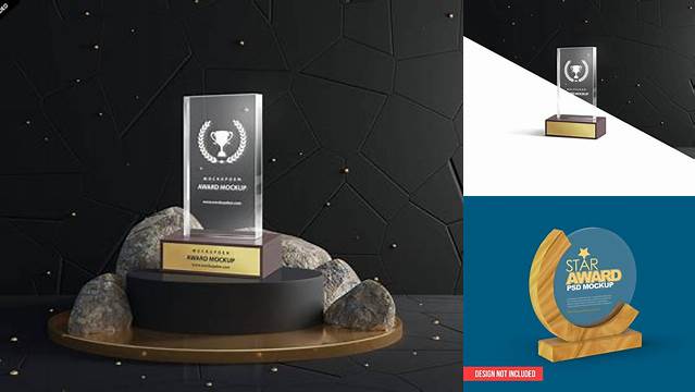 9018+ Mockup Award High-Resolution Editable PSD