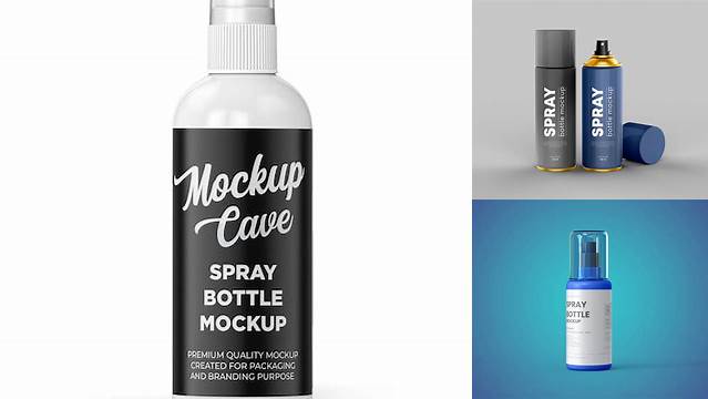 9028+ Mockup Spray Creative Design File