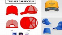 903+ Trucker Cap Mockup Modern PSD Templates