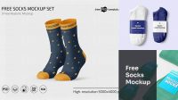 9032+ Free Socks Mockup Custom PSD Mockup Template