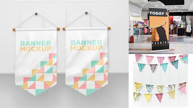 9040+ Bunting Mockup Free Download Premium Quality Freebie