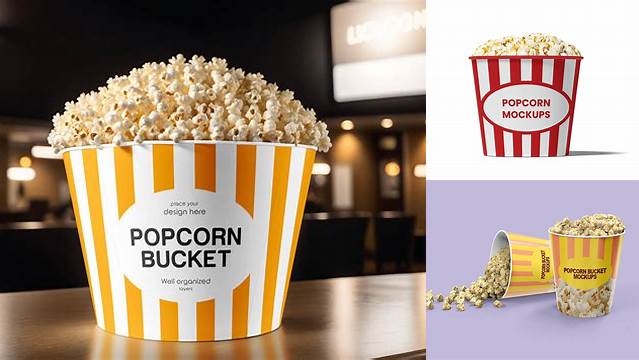 9042+ Popcorn Bucket Mockup Free Best Free Resource