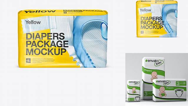 9043+ Diapers Medium Package Layered PSD File Free Download