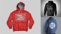 9046+ Embroidered Hoodie Mockup Free PSD File Download