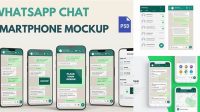 9048+ Whatsapp Mockup Psd Free Download Free Graphic Design Resource