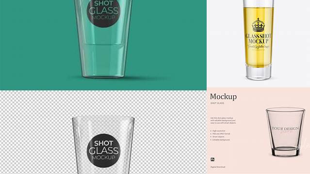 9055+ Shot Glass Mockup Free Photoshop Freebie