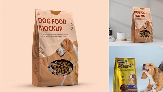 9056+ Dog Food Mockup Free Layered Photoshop Template